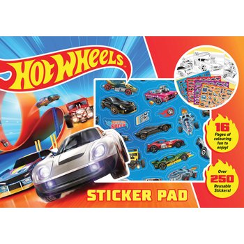 Hot Wheels Sticker Pad with 250 Reusable Stickers