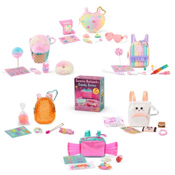 Our Generation Surprise Backpacks Candy Serie Rucksack mit Zubehör sortiert