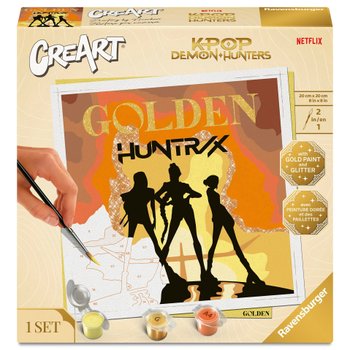 CreArt Malen nach Zahlen KPop Demon Hunters Golden HUNTR/X