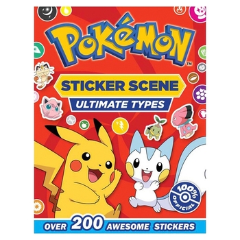 Pokémon Ultimate Types Sticker Scene