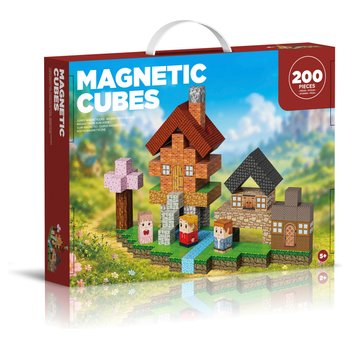 Magnetic Cubes - Coffret Cubes Magnétiques Village 200 Pièces