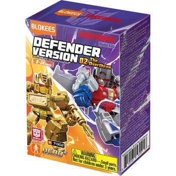 Transformers - Blokees Figurine Defender Version 02 The Overthrow - Modèle Surprise