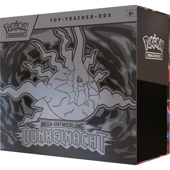 Pokémon Karten Top-Trainer-Box Mega-Entwicklung Dunkelnacht