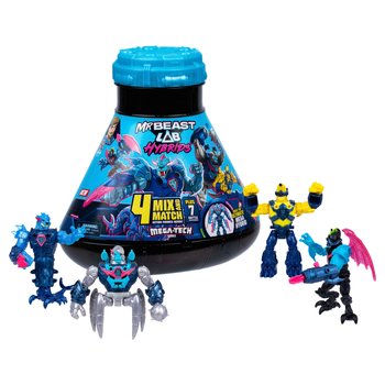 MrBeast Lab Hybrids Hyper Fusion Mix & Match 4 Action Figures Mega Pack Assortment