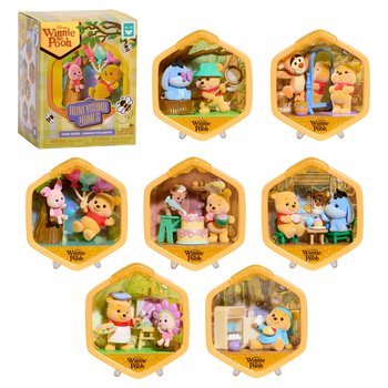 HAPPY HAUL Disney Winnie Puuh Honigwaben-Häuser Szenen 7 cm sortiert