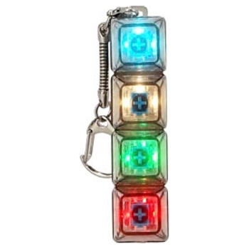 Amazing Cool Sleutelhanger Keyboard Clicker met Licht en Geluid