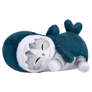 Mofusand Sleeping Shark Cat Plush Toy 45cm