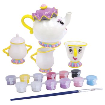 Disney Paint Your Own Beauty & The Beast Tea Set