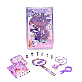 Sticki Rolls Aphmau Pendant and Bracelet Making Set with 120 Stickers Series 2