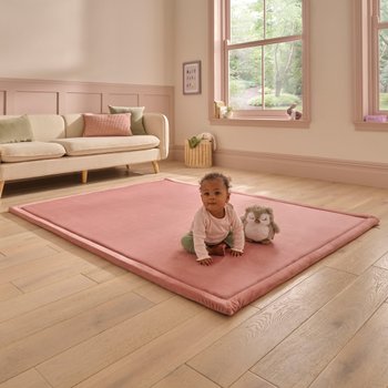 Little Discoveries by BeZou Soft Foam Play Mat Dusty Pink