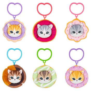 Mofusand Cat Doughnut Plush Keyring Blind Box Assortment