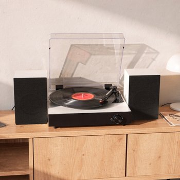 LED Light-Up Vinyl Record Player