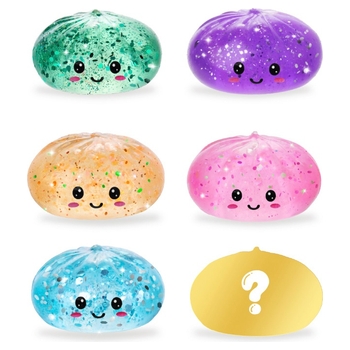 Surprise Dumplings - Jouet Anti-Stress à Paillettes 6 cm - Modèle Surprise
