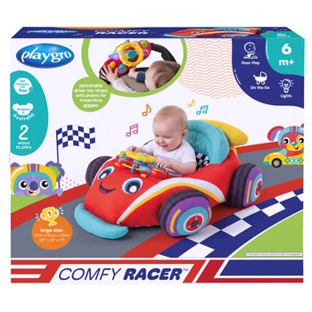 Playgro Comfy Racer Plush Car Activity Seat