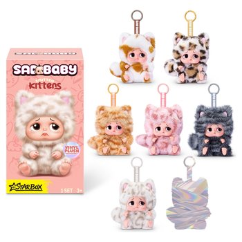 Sad Baby Smitten Kittens Plush Keyring Blind Box Assortment