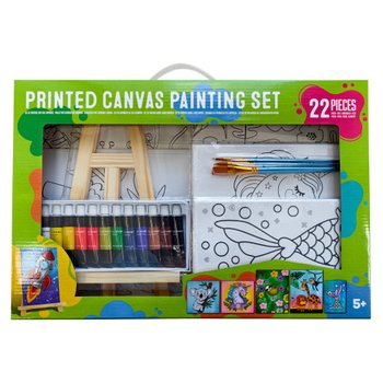 Printed Canvas Painting Set
