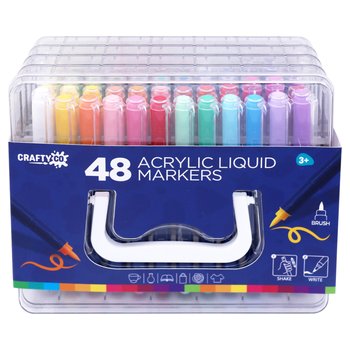 Crafty Co. Liquid Acrylic Markers 48 Colours