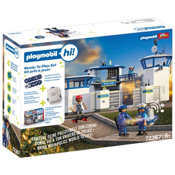 PLAYMOBIL hi! 72367 Ready-To-Play Set Polizei-Kommandozentrale 71873