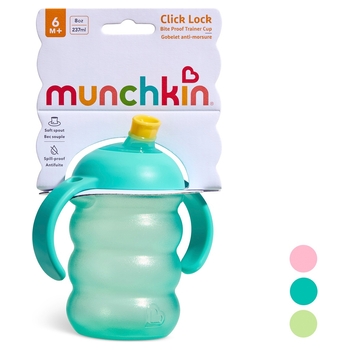 Munchkin Click Lock Bite Proof 237ml Trainer Cup Assortment