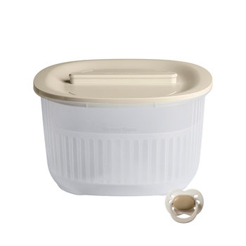 Tommee Tippee 2-in-1 Microwave or Cold-Water Steriliser for Bottles and Accessories White
