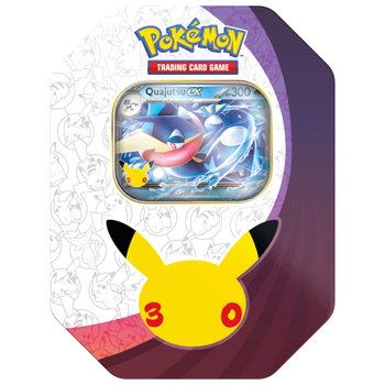 Pokémon Tin-Box mit Quajutsu-ex 30 Jahre Edition