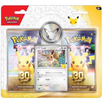 Pokémon Karten Blister Pack 2er Set 30 Jahre Edition