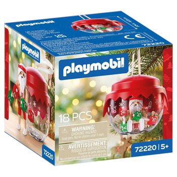 Playmobil - 72220 Boule de Noël Père Noël Sportif