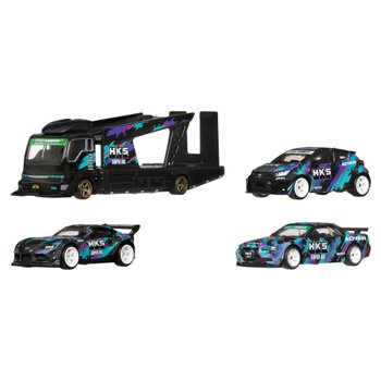 Hot Wheels Premium HKS Super Oil Diecast Vehicle 1:64 Scale 4 Pack