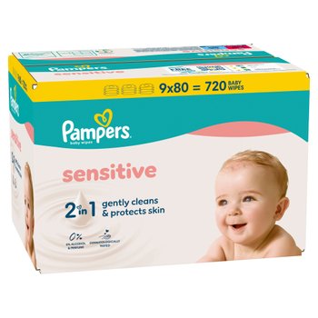 Pampers Feuchttücher Sensitive 9x80 = 720 Stück