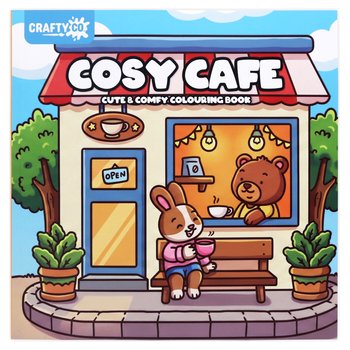 Crafty Co. Colouring Book Cosy Cafe