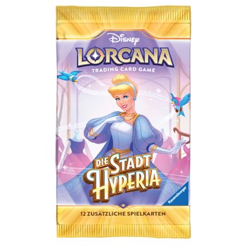 Disney Lorcana Sammelkarten Stadt Hyperia Booster sortiert