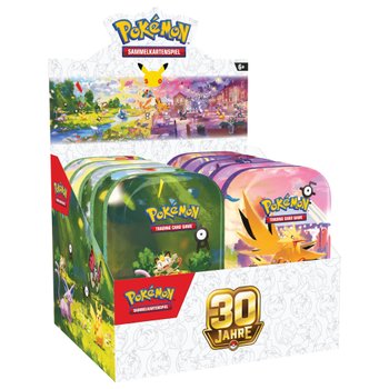 Pokémon 30 Jahre Mini-Tin sortiert