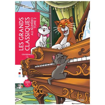 Disney - Livre de Coloriage Mystère Les Grands Classiques Au Numéro Volume 2