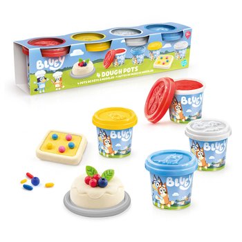 Bluey - 4 Pots de Pâte à Modeler
