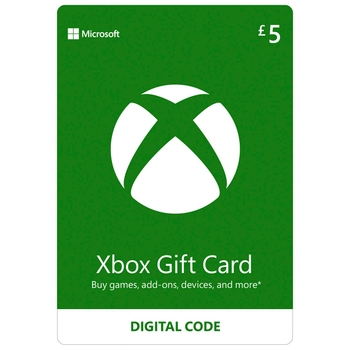 Xbox £5 Gift Card Digital Download