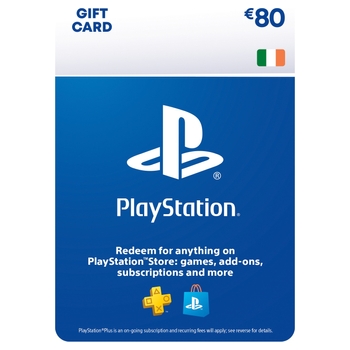 €80 PlayStation Store Gift Card