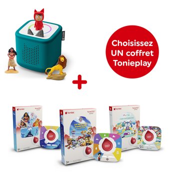 Coffret Toniebox 2 Disney Le Roi Lion Et Vaiana et Un produit offert