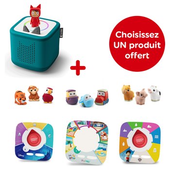 Tonies - Mon Premier Coffret Toniebox 2 - Vert Ocean et Un produit offert
