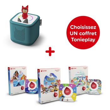 Tonies - Mon Premier Coffret Toniebox 2 - Vert Ocean et Un produit offert