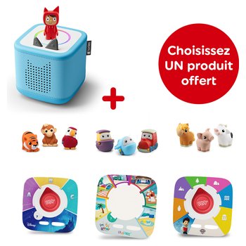 Tonies - Mon Premier Coffret Toniebox 2 - Bleu Ciel et Un produit offert