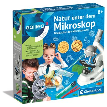 Galileo Lab Experimentierkasten Natur unter dem Mikroskop mit Laborzubehör