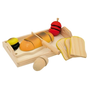 Kinderküche Zubehör Frühstückstablett zum Schneiden