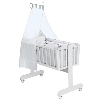 Roba - Komplettwiege Eulenbabys weiß