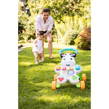 Fisher-Price Lern mit mir Zebra-Lauflernwagen als interaktive Lauflernhilfe