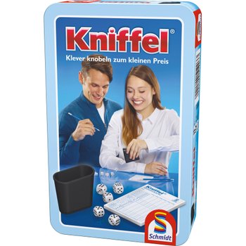 Kniffel, Metalldose, Reisespiel