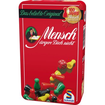 Mensch ärgere dich nicht, Metalldose, Reisespiel