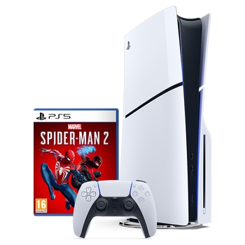 PlayStation 5 Slim Disc Console & Marvel's Spider-Man 2 Bundle