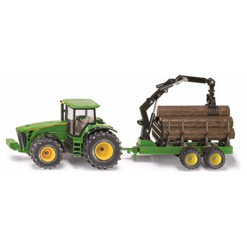 SIKU Farmer 1954 Traktor mit Forstanhänger 1:50