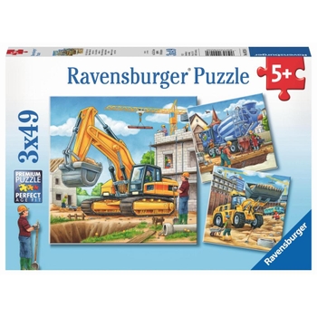 Ravensburger Puzzle: Feuerwehrmann Sam, Bei Gefahr Sam rufen, 3x49