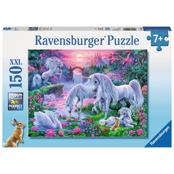 Ravensburger XXL Puzzle Einhörner im Abendrot 150 Teile